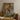 Framed Classical Painting Spartan Warrior Gold Armor Red Roman, Jacques-louis David’s, Fixes, Spear Arm Locked, Skyward, Churning Grey Sky,