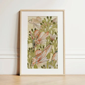 Rouget - Maurice Pillard Verneuil Art Nouveau Print / Canvas, 12x18’’ / 31x46cm / Natural Frame / Matboard, Posters Prints & Visual