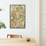 Rouget - Maurice Pillard Verneuil Art Nouveau Print / Canvas Framed Artwork Intricately Illustrated Fish Among Green Seaweed Auguste