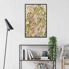 Rouget - Maurice Pillard Verneuil Framed Canvas, Framed Art Print Pink Birds Green Foliage Decorative