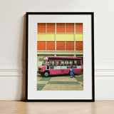 Route 55 - Colorful Kl Street Photography Art Print / Canvas, 12x16’’ / 31x41cm / Black Frame / Matboard, Posters Prints & Visual Artwork,