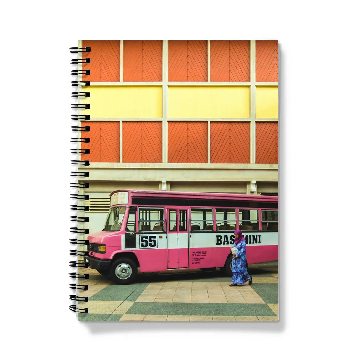 Route 55 Notebook - A5 - Graph Paper - Notebooks & Notepads - Aesthetic Art