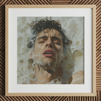 Rub-a-dub - Sexy Gay Dream Art Print / Canvas, Homoerotic Art Print, Petit Mort, Gay Art