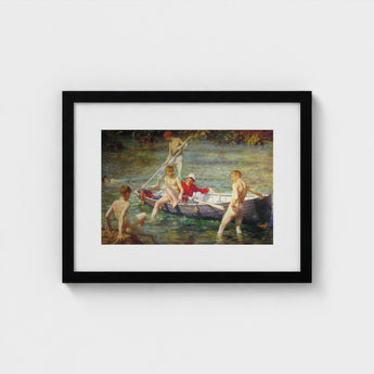 Ruby Gold and Malachite - Henry Scott Tuke Art Print / Canvas Tuke’s, Unfolds, Crystalline Shallows Prints