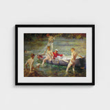 Ruby Gold and Malachite - Henry Scott Tuke Art Print / Canvas Tuke’s, Unfolds, Crystalline Shallows Prints