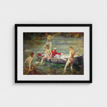 Ruby Gold and Malachite - Henry Scott Tuke Art Print / Canvas Tuke’s, Unfolds, Crystalline Shallows Prints