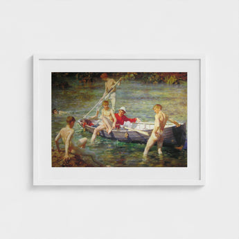 Ruby Gold and Malachite - Henry Scott Tuke Art Print / Canvas Tuke’s, Unfolds, Crystalline Shallows Prints