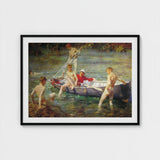 Ruby Gold and Malachite - Henry Scott Tuke Art Print / Canvas Tuke’s, Unfolds, Crystalline Shallows Prints