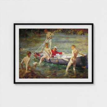 Ruby Gold and Malachite - Henry Scott Tuke Art Print / Canvas Tuke’s, Unfolds, Crystalline Shallows Prints
