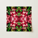 Ruby Reds - Bkk Flower Market Orchid Op Art Print / Canvas, 12x12’’ / 31x31cm / Unframed / no Border, Posters Prints & Visual Artwork, Toby