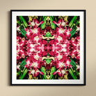 Ruby Reds - Bkk Flower Market Orchid Op Art Print