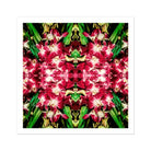 Ruby Reds - Bkk Flower Market Orchid Op Art Print