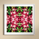 Ruby Reds - Bkk Flower Market Orchid Op Art Print