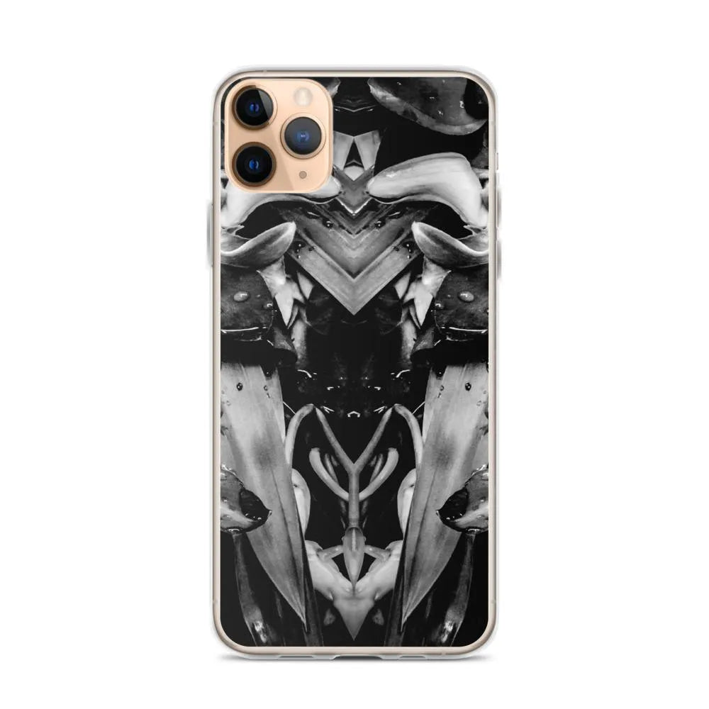 Ruby Reds² Floral Iphone Case - Black And White - Iphone 11 Pro Max - Mobile Phone Cases - Aesthetic Art