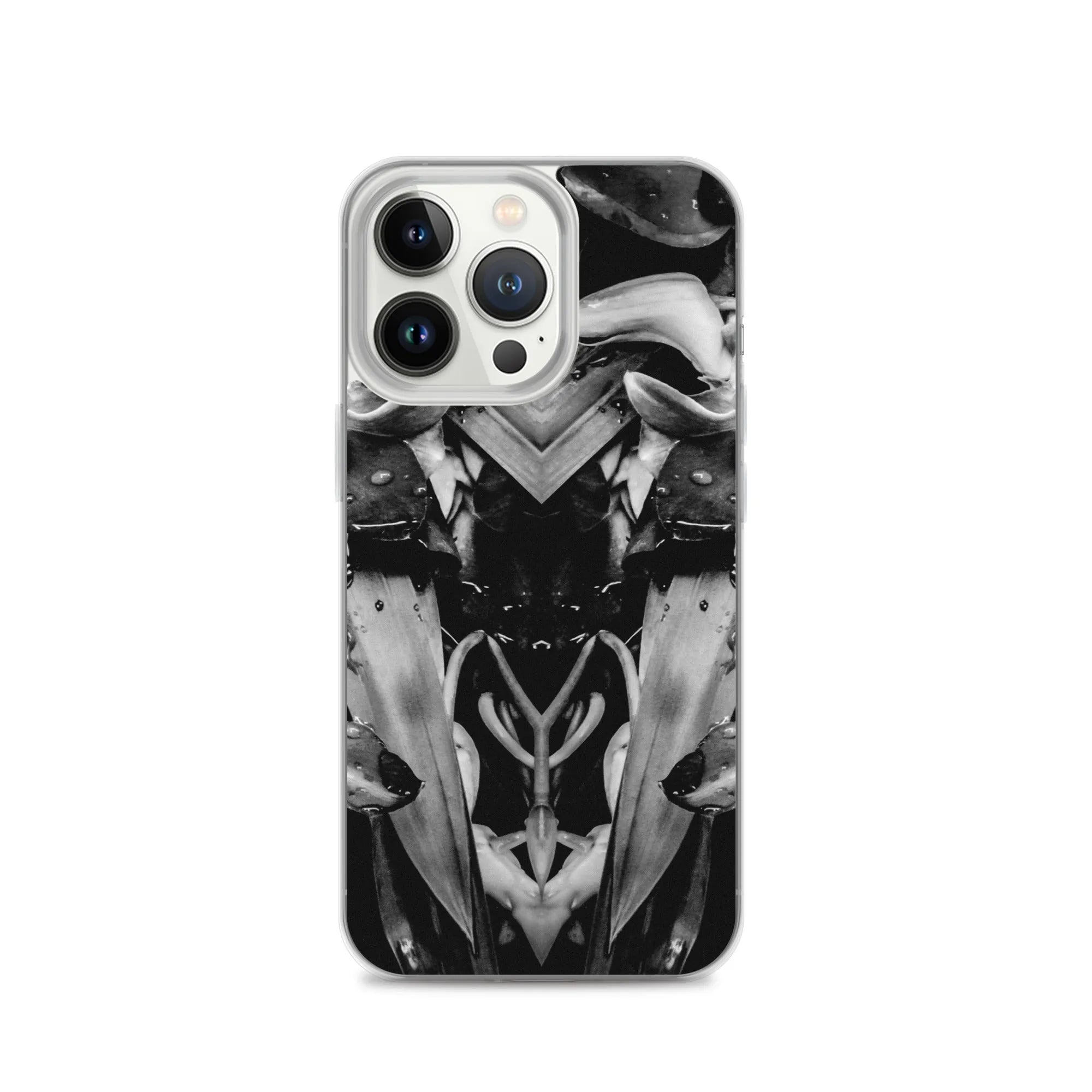 Ruby Reds² Floral Iphone Case - Black And White - Iphone 13 Pro - Mobile Phone Cases - Aesthetic Art