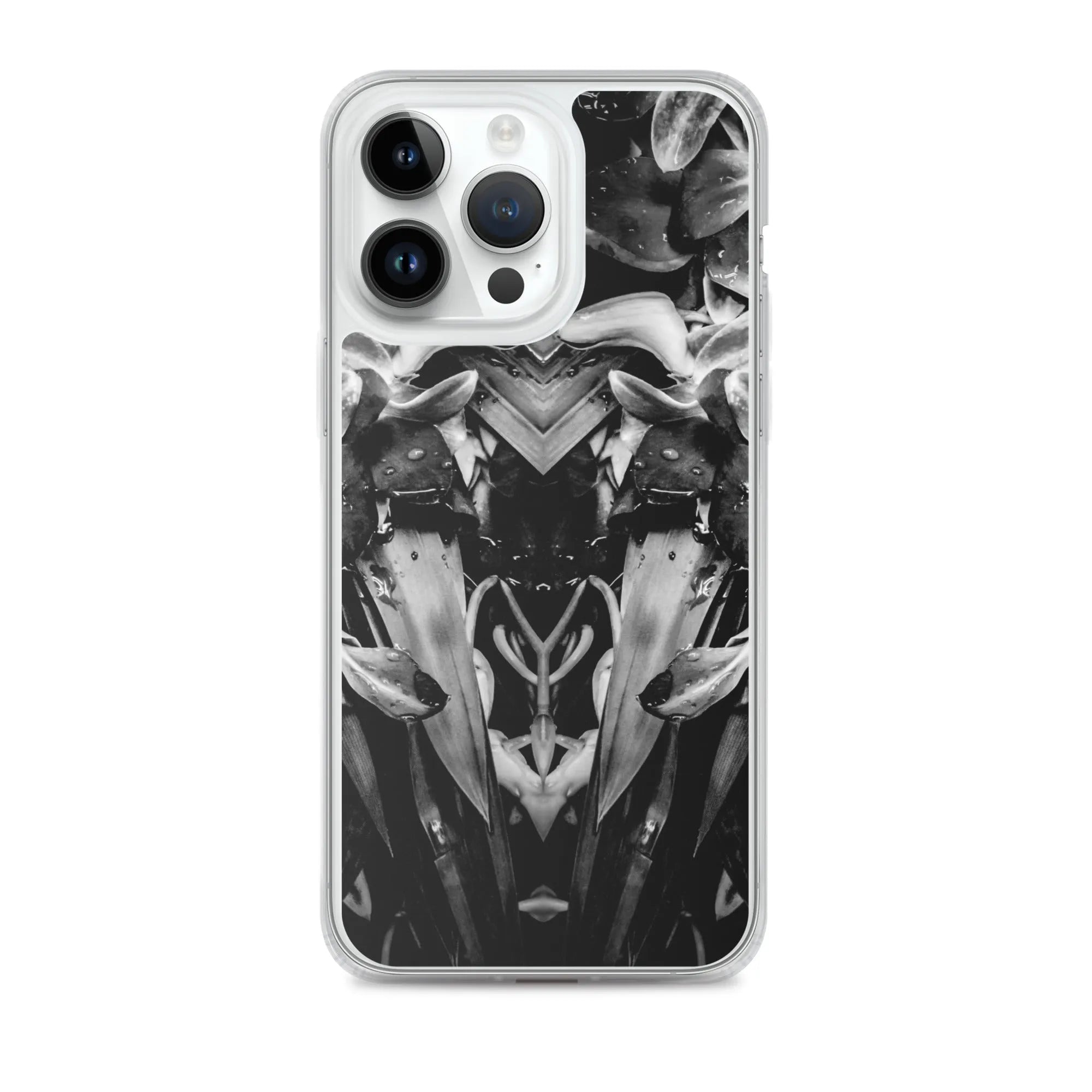 Ruby Reds² Floral Iphone Case - Black And White - Iphone 14 Pro Max - Mobile Phone Cases - Aesthetic Art