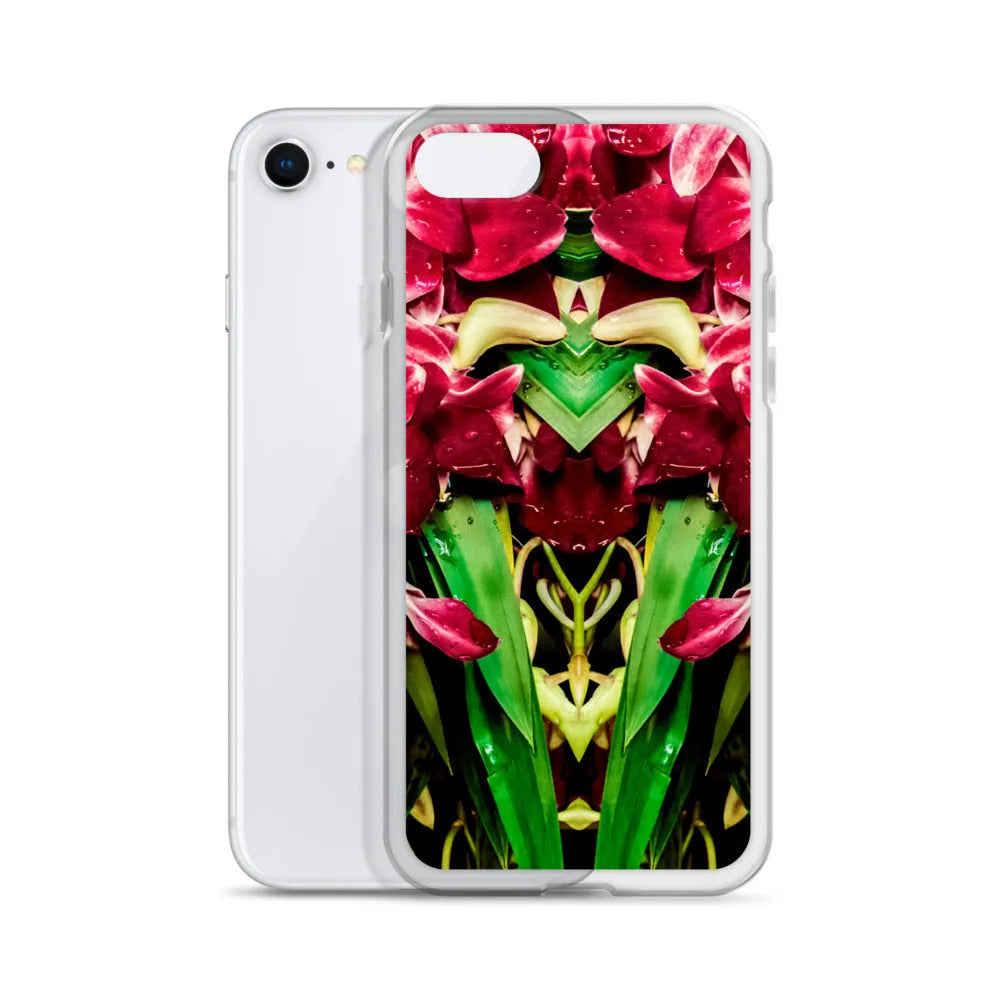 Ruby Reds² Floral Iphone Case - Iphone Se - Mobile Phone Cases - Aesthetic Art