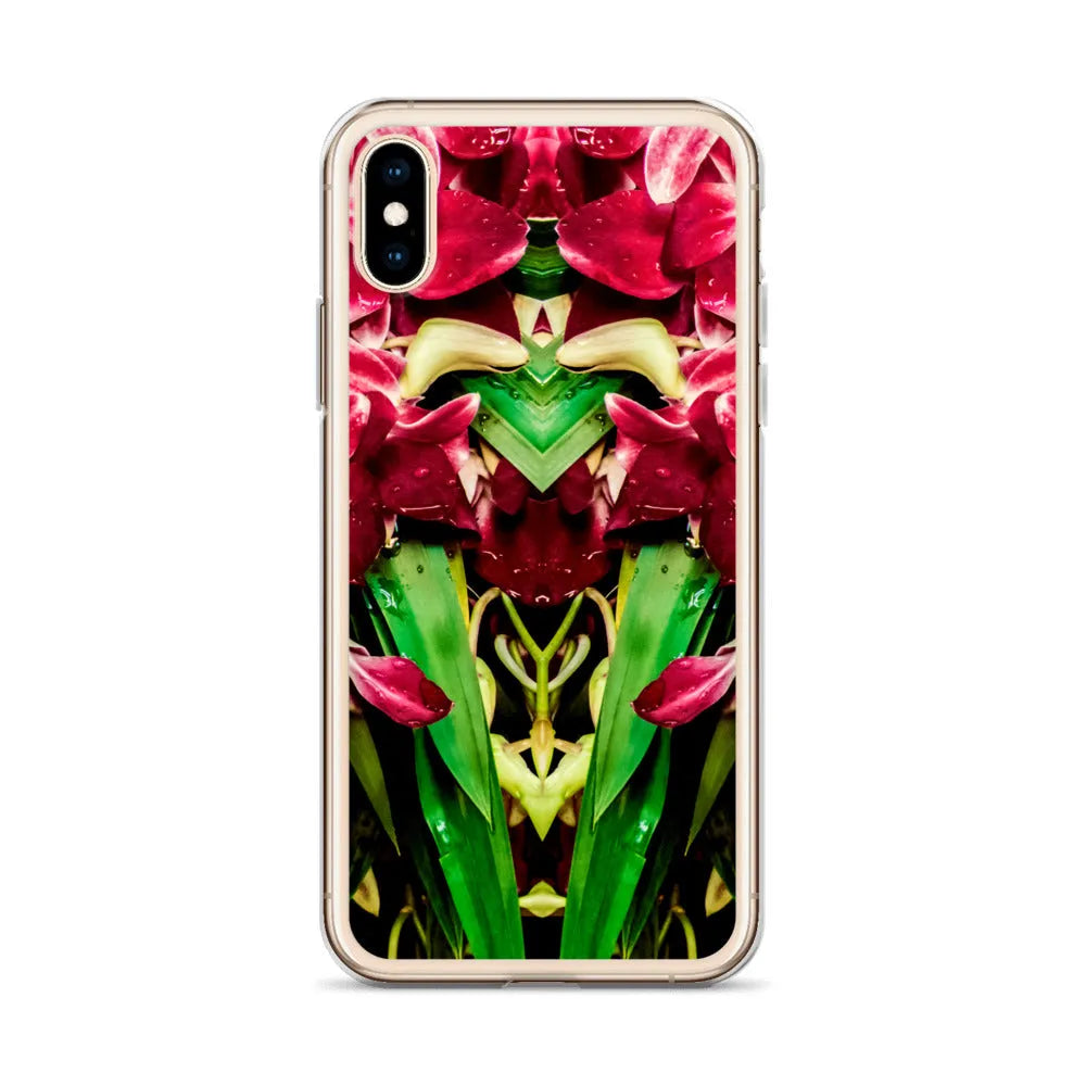 Ruby Reds² Floral Iphone Case - Iphone X/xs - Mobile Phone Cases - Aesthetic Art