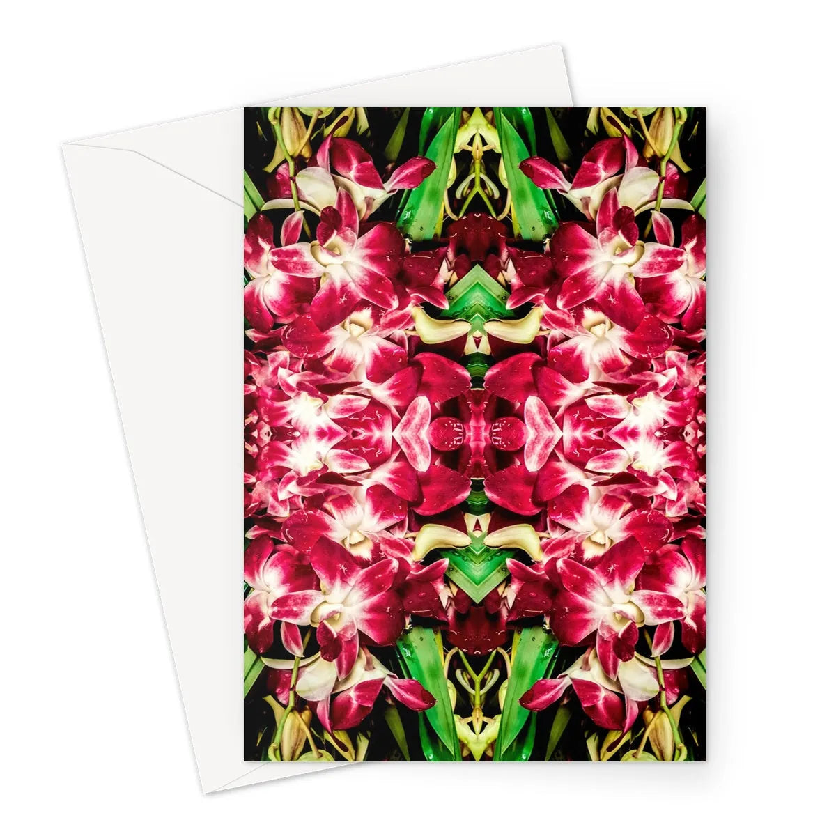Ruby Reds Greeting Card - A5 Portrait / 10 Cards - Greeting & Note Cards - Aesthetic Art