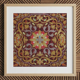 Russisch Borduurwerk - Matthew Digby Wyatt Kunstafdruk, 12x12’’ / 31x31cm / Natuurlijke Lijst / 2’’ Passe-partout, Posters Prints & Visuele Kunst, Toby