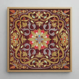 Russian Embroidery - Matthew Digby Wyatt Art Print / Canvas, 12x12’’ / 31x31cm / Natural Frame, Posters Prints & Visual Artwork, Toby Leon