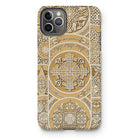 Russian Pattern - Auguste Racinet Iphone Case, 11 Pro Max / Matte, Ornate Iphone Case Intricate Gold Cream Geometric Floral