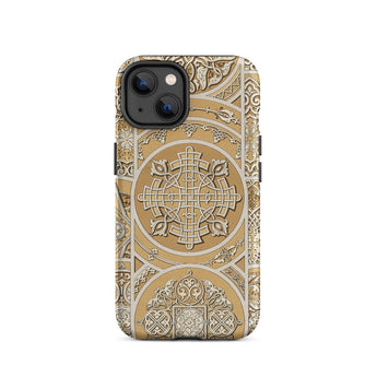 Russian Pattern - Auguste Racinet Iphone Case, 14 / Matte, Ornate Tan Phone Case