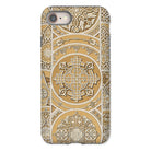 Russian Pattern Auguste Racinet Iphone Case, 8 / Matte, Ornate Phone Case Intricate Celtic Inspired Designs Gold Cream