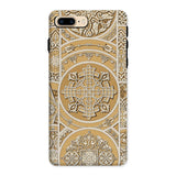 Russian Pattern - Auguste Racinet Iphone Case, 8 Plus / Matte, Ornate Phone Case Intricate Gold White Geometric Floral
