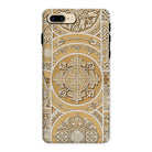 Russian Pattern Auguste Racinet Iphone Case, 8 Plus / Matte, Ornate Phone Case Intricate Gold White Geometric Floral
