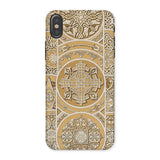 Russian Pattern - Auguste Racinet Iphone Case, x / Matte, Ornate Phone Case Intricate Gold White Islamic-inspired Geometric