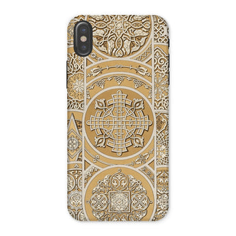Russian Pattern - Auguste Racinet Iphone Case, x / Matte, Ornate Phone Case Intricate Gold White Islamic-inspired Geometric
