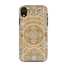 Russian Pattern Auguste Racinet Iphone Case, Xr / Matte, Ornate Phone Case Intricate Gold White Celtic Inspired Designs