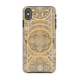 Russian Pattern - Auguste Racinet Iphone Case, Xs Max / Matte, Ornate Phone Case Intricate Gold Cream Geometric Floral