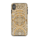 Russian Pattern - Auguste Racinet Iphone Case Xs Max / Matte Ornate Phone Case Intricate Gold Cream Geometric Floral Auguste Racinet, Art