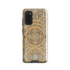 Russian Pattern Auguste Racinet Samsung Case, Galaxy S20 / Matte, Smartphone Case Intricate Gold Beige Celtic Knotwork Patterns