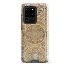 Russian Pattern Auguste Racinet Samsung Case, Galaxy S20 Ultra / Matte, Phone Case Intricate Gold Cream Patterned Design