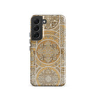 Russian Pattern Auguste Racinet Samsung Case, Galaxy S22 / Matte, Decorative Gold White Smartphone Case