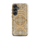 Russian Pattern Auguste Racinet Samsung Case, Galaxy S25 Plus / Matte, Gold Patterned Smartphone Case