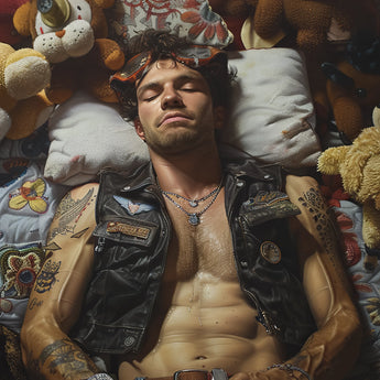 Sacked - Gay Biker Homoerotic Art Print - Posters Prints & Visual Artwork - Aesthetic Art