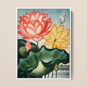 Sacred Egyptian Bean - Robert John Thornton Art Print / Canvas, 12x16’’ / 31x41cm / White Frame, Posters Prints & Visual Artwork, Toby Leon