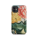 Sacred Egyptian Bean - Robert John Thornton Iphone Case, 11 / Matte, Floral-patterned Phone Case