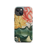 Sacred Egyptian Bean - Robert John Thornton Iphone Case, 13 / Matte, Floral-patterned Iphone Case