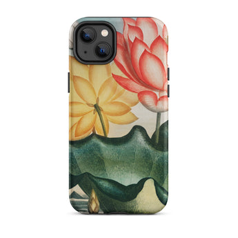 Sacred Egyptian Bean - Robert John Thornton Iphone Case, 14 Plus / Matte, Floral-patterned Iphone Case