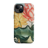 Sacred Egyptian Bean - Robert John Thornton Iphone Case, 15 Plus / Matte, Floral-patterned Iphone Case
