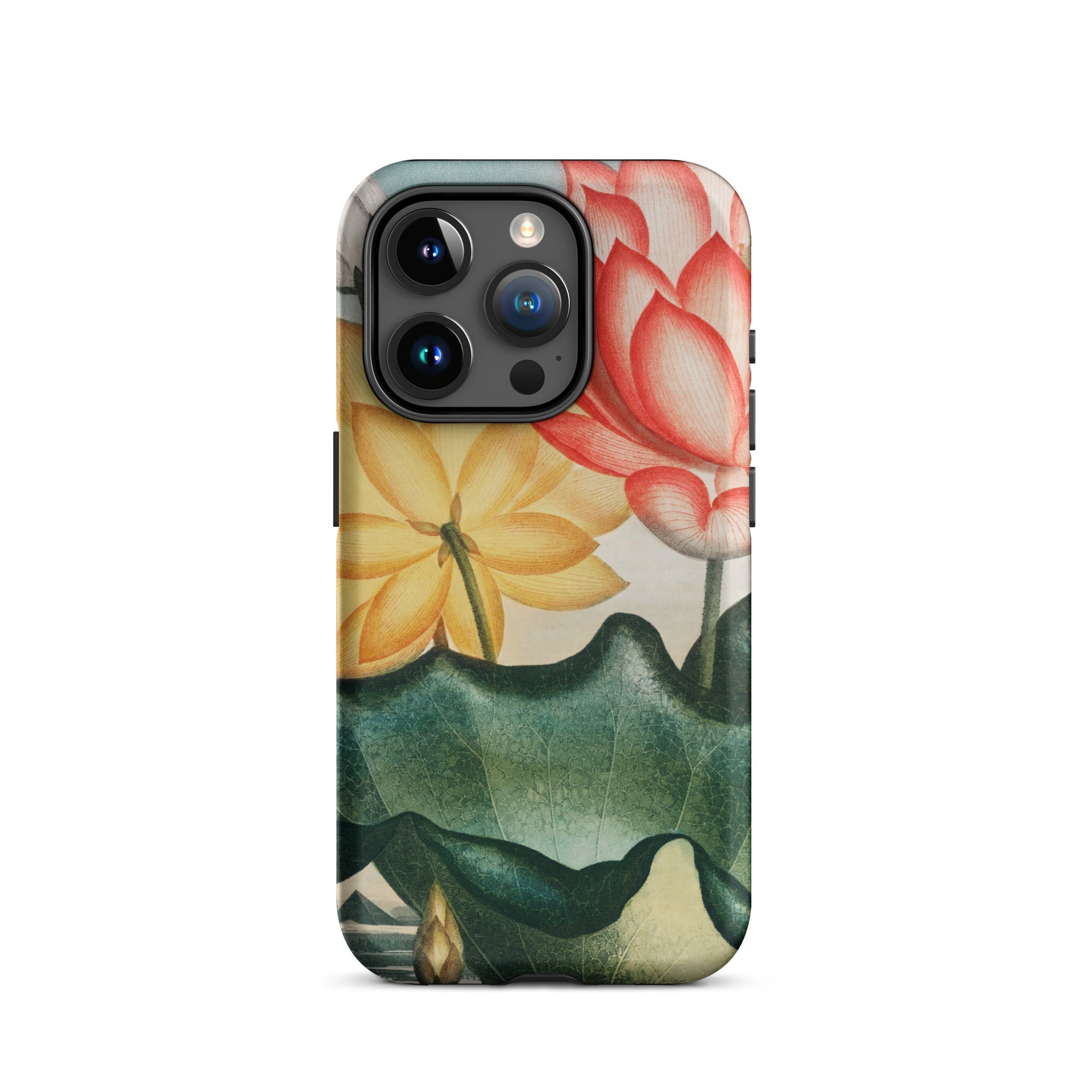 Sacred Egyptian Bean - Robert John Thornton Iphone Case, 15 Pro / Matte, Floral-patterned Phone Case