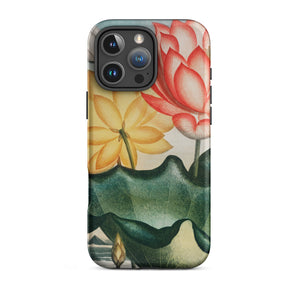 Sacred Egyptian Bean - Robert John Thornton Iphone Case, 16 Pro Max / Matte, Floral-patterned Phone Case