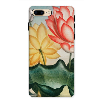 Sacred Egyptian Bean - Robert John Thornton Iphone Case, 8 Plus / Matte, Floral-patterned Phone Case
