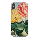 Sacred Egyptian Bean - Robert John Thornton Phone Case Iphone x / Matte Floral Phone Case Sacred Egyptian Bean, Bean Unfurls, Robert John