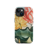 Sacred Egyptian Bean - Robert John Thornton Phone Case Iphone 15 / Matte Floral-patterned Phone Case Sacred Egyptian Bean, Bean Unfurls,